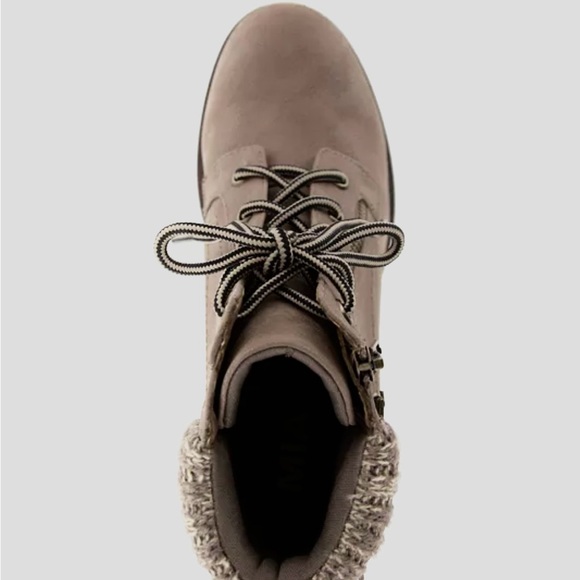 MIA Women's Leather Lace Up Tan Boots Size 8 Excellent condition - Picture 6 of 13